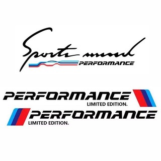 Combo 2 tem dán cửa + 1 tem sportmind dán capo xe ô tô performance VIP