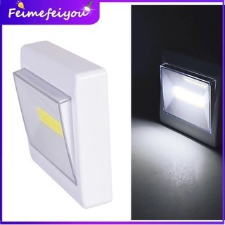 Đèn ngủ khẩn cấp LED COB vuông di động, pin AAA hoặc điều khiển công tắc nguồn được sử dụng cho tủ, đầu giường phòng ngủ, đèn bảo vệ mắt ban đêm