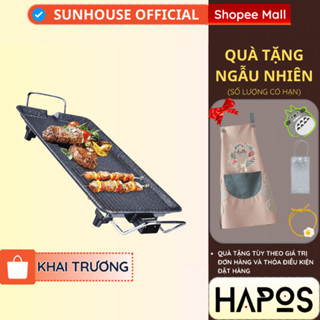 Bếp nướng điện không khói Sunhouse SHD4607 1500W , Kích thước 47x23cm - HAPOS SUNHOUSE