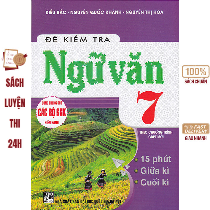 Sách - Đề kiểm tra Ngữ Văn 7