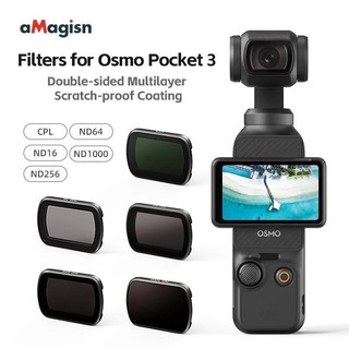 Bộ lọc aMagicsn Bảo vệ ống kính Phụ kiện máy ảnh thể thao cho DJI Osmo Pocket 3