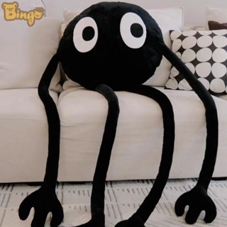 【Bingo】Búp bê gối than bánh màu đen, đồ chơi nhồi bông sang trọng, dễ thương và mềm mại, ngoại cỡ, búp bê ngộ nghĩnh với tay chân dài, quà tặng sáng tạo (0342)