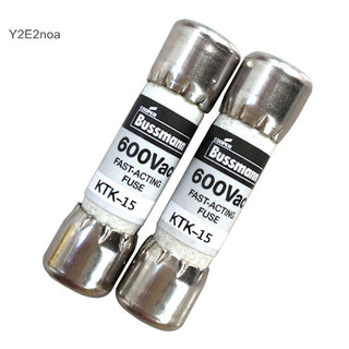 Cầu chì vạn năng y2e2noa 1pc 15a 600v cầu chì acg nhanh ktk-15 10x38mm hot