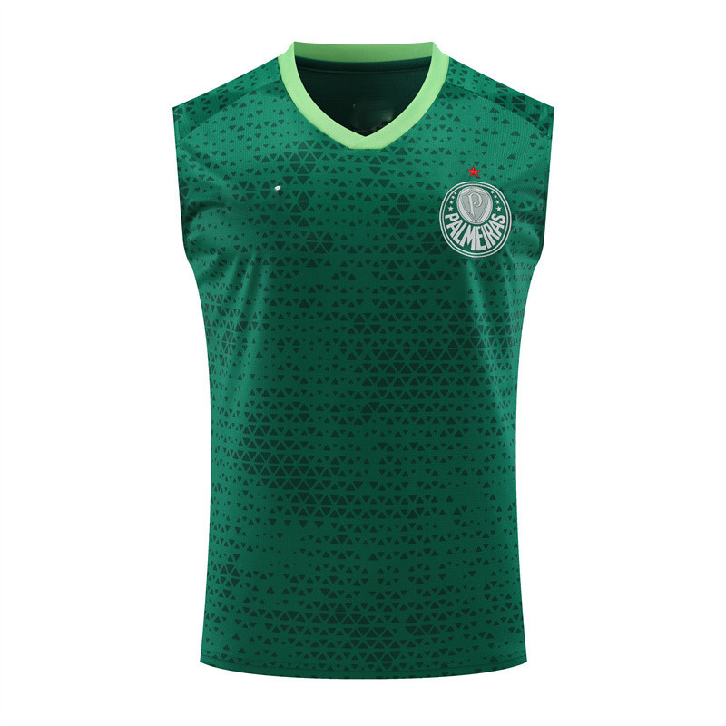 Football01 24-25 Palmeiras Green Sports Tank Top Áo thể thao chạy bộ thể thao thông thường