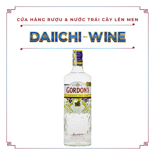 Nước uống rượu LonDon Gordon's Dry Gin 700mL/37%