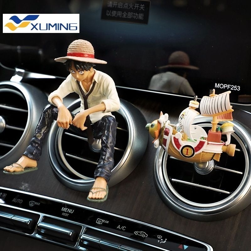 Xm Máy làm mát không khí ô tô mới Luffy ONE Peach Scent Car Air Channel Clip ONE PIECE