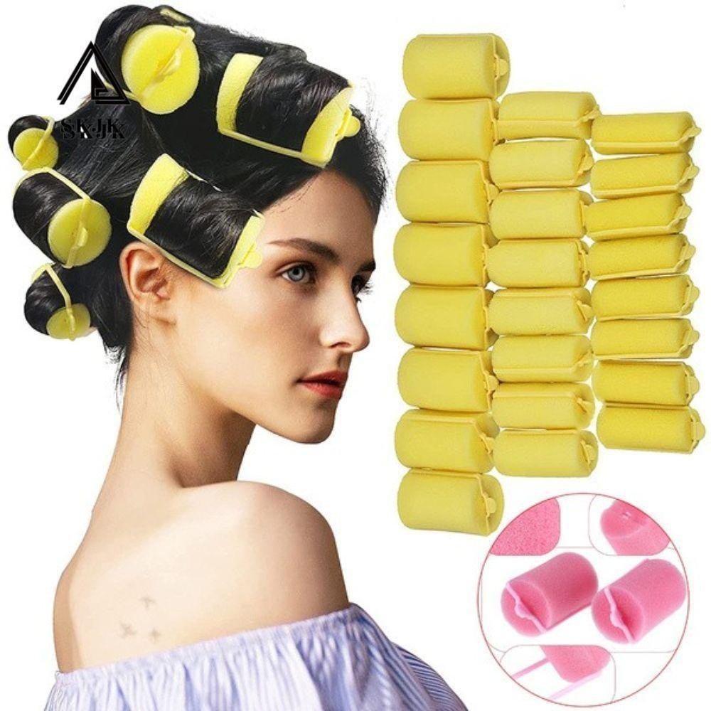 Lô cuốn tóc SKJK mút xốp hỗ trợ uốn tóc xoăn DIY màu sắc ngẫu nhiên