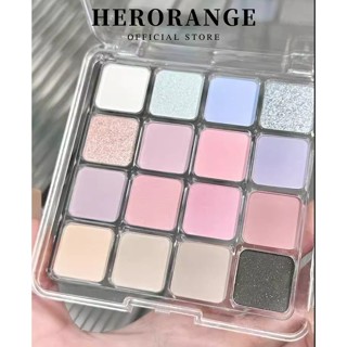Ershiqi 16 Màu Shimmer Eye Shadow Long Lanh Phấn Mắt Blush Eyeshadow Palette Trang Điểm Phấn Mắt