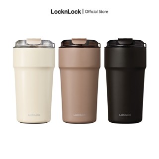 Bình giữ nhiệt LocknLock 500ml phủ sứ, Chính hãng, bằng thép không gỉ 304 Metro Cafe Tumbler LHC4357 - HAPOS OFFICIAL