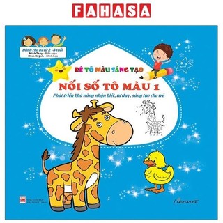 Sách Bé Tô Màu Sáng Tạo - Nối Số Tô Màu 1