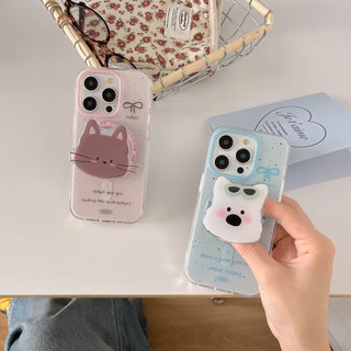 Ốp Lưng Cứng Tương Thích Với iPhone 12 12Pro 12ProMax 13 13Pro 13ProMax 14 14Pro 14ProMax 15 15Pro 15ProMax Ốp Nam Châm Họa Tiết Mèo Và Chó