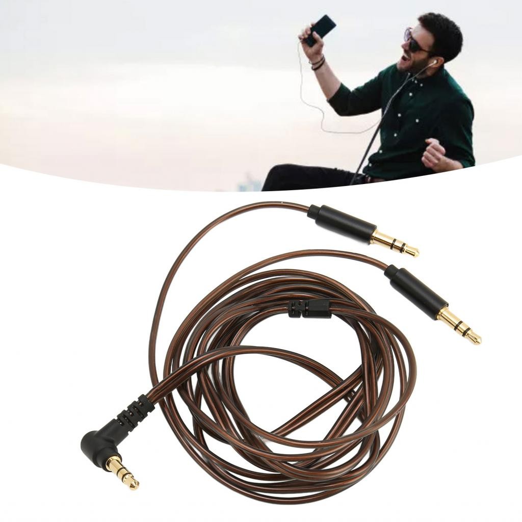 Cáp thay thế cho Hifiman Sundara Arya Ananda He400se Pro He4xx và Tai nghe 3,5 mm khác (Đầu nối kép 