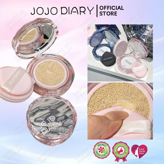 Jojo DIARY Air Cushion bb cream Kem nền chống thấm nước lâu trôi Kem che khuyết điểm Làm sáng trang điểm cc kem có thay thế mỹ phẩm Trang điểm mặt nền tông màu