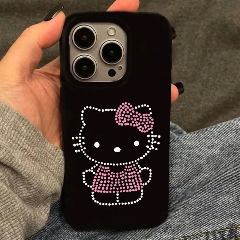 Vỏ mềm 16Pro 16Pro 16Pro 16Pro 16Pro cho iPhone 16Pro chấm bi trắng Vỏ bảo vệ điện thoại 16Pro Max s