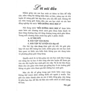 Sách - Bồi Dưỡng Hóa Học 9
