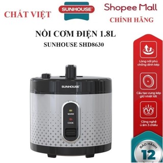 Nồi cơm điện 1.8l sunhouse shd8630