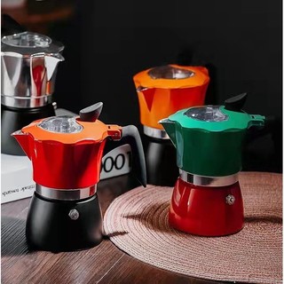 Máy pha cà phê nhôm 150 / 300ml Moka Pot Máy pha cà phê Ý cổ điển Dụng cụ pha cà phê Barista