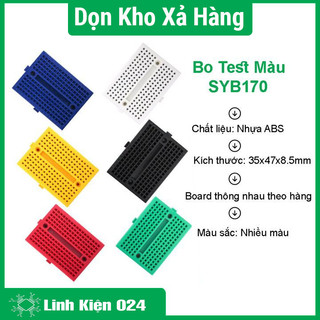 Bo mạch test SYB170 màu đa dạng tùy chọn