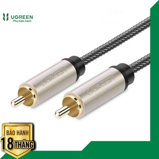 Cáp âm thanh 2 đầu bông sen coaxial cao cấp ugreen 20744 20743 20742 20741 av133 chính hãng