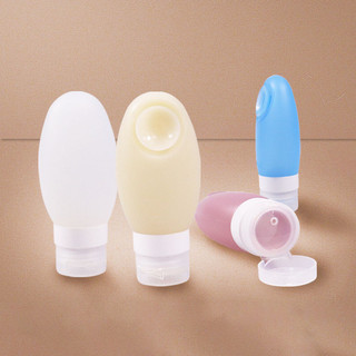 100ml Silicone Subbotling Đầu Tròn Hút Du Lịch Mỹ Phẩm Chai Rỗng Bảo Quản