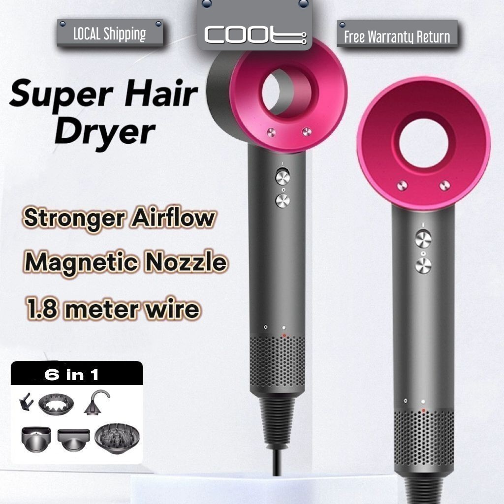 Máy sấy tóc 1500W sấy nhanh điều khiển nhiệt máy sấy tóc ion âm Máy sấy tóc siêu siêu máy sấy tóc Máy sấy tóc