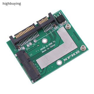 Chất lượng cao msata ssd sang 2.5 '' sata 6.0gps bộ chuyển đổi thẻ module board mini pcie ssd mới