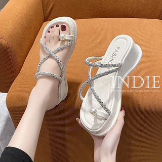 INDIE dép nữ dép bánh mì  2024 HOTSALE Giày lỗ bánh mì dễ thương Chống bám bụi Chất lượng cao Thoáng khí Lót êm ái FDL2440PI9 17Z240425