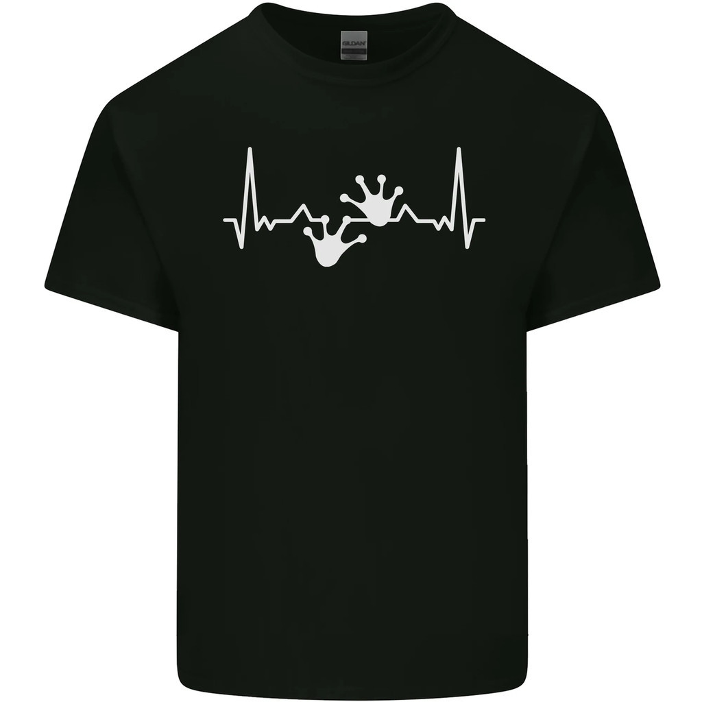 Áo thun Cotton nam Lizard Ekg Gekko Pulse Iguana Gecko