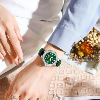 Nước Ma Xanh Tự Động Thời Trang Phù Hợp Với Tính Khí Thông Thường Nhẹ Thạch Anh Sang Trọng Chống Thấm Nước 1210 Đồng Hồ Nữ