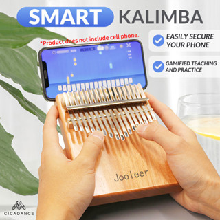 Jooleer Thông Minh Kalimba 17 Phím / 21 Phím với APP Ngón Tay Cái Đàn Piano Di Động Nhạc Cụ Cho Trẻ Em Người Lớn Mới Bắt