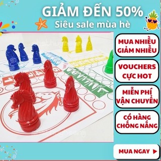 Bộ đồ chơi cờ cá ngựa bằng nhựa vụi nhộn ♥️FREESHIP ♥️Bộ đồ chơi cờ cá ngựa bằng nhựa vụi nhộn- Nguyễn Thùy Store