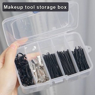 Jiating 5 / 6 Lưới Ngăn Hộp Bảo Quản Trong Suốt Bông Tai Vuông Hộp Đựng Trang Sức Tìm Phụ Kiện Bao Bì Hạt Ngọc Trai Tổ Chức Mgn
