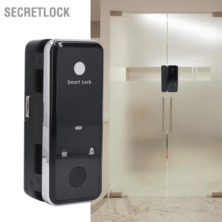 SecretLock Khóa cửa kính thông minh Bộ khóa vân tay đa chức năng Mật khẩu thẻ IC điều khiển từ xa
