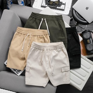  Quần short nam túi hộp vải KAKI nhung Otis Star mềm mịn co giãn thoải mái Form trên gối 