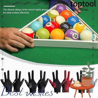 Găng tay ngáy TOPTOOL, Găng tay bi-a co giãn Spandex, Găng tay ba ngón tay chống trượt thoáng khí