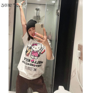 SOERVIMY áo phông áo thun nữ croptop baby tee xu hướng Minimalist Vintage thời trang A29J2DJ 21Z240519