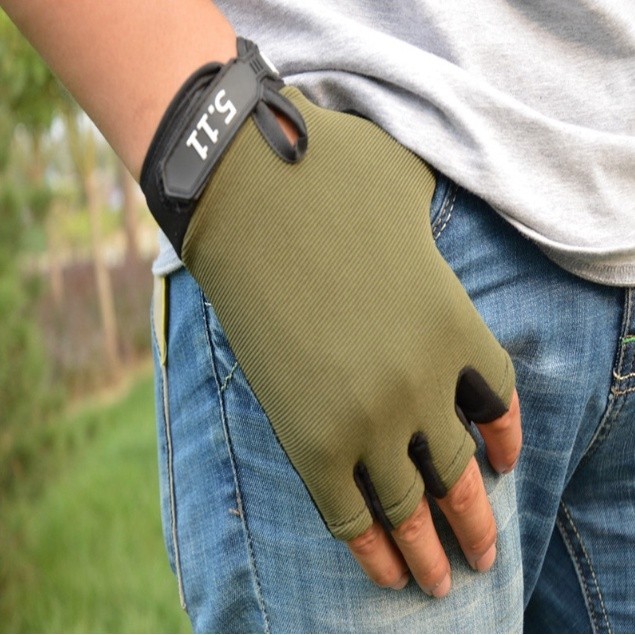 Găng tay chiến thuật 5.11 nửa ngón_dã ngoại_sinh tồn