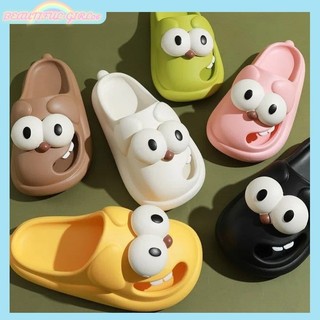 Dép nữ hình Cún mắt to, dép đi biển nữ cute chọn tăng 1 size Tiệm giày Hạnh Phúc