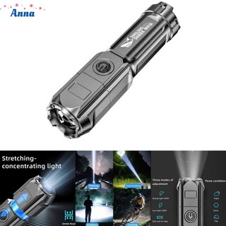 Portable Mini Outdoor Camping Hunting Rechargeable LED Flashlight Torch