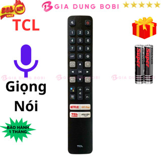  SKU101 - Remote điều khiển tivi TCL Mã 09 micro điều khiển giọng nói - Tặng kèm pin 