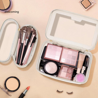 Sl| Túi đựng cọ trang điểm dành cho nữ Túi đựng mỹ phẩm chống nước Túi đựng mỹ phẩm trong suốt chống thấm nước Bộ túi đựng mỹ phẩm nhẹ di động dành cho du lịch Dây kéo công suất lớn cho son môi