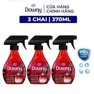 [Downy] Combo 3 Chai Xịt Vải Downy Hương Đam Mê - 370ml/chai