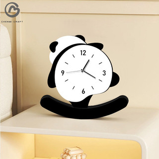 Chenmi CRAFT Đồng hồ để bàn đồ trang trí ánh sáng sang trọng cao cấp gia đình tủ TV trang trí phòng khách hiện đại đồng hồ con lắc cao cấp