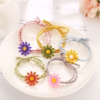 Thun cột cặp tóc dễ thương LAGU phụ kiện đồ buộc tóc kẹp tóc nữ hoa cúc đẹp nhiều màu