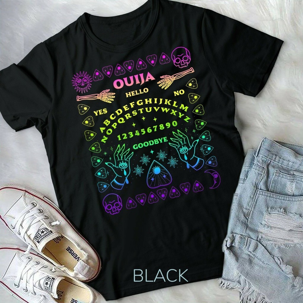 Ouija Board Pastel Goth Phù thủy Phù thủy Wicca Tarot Spirit Unisex Form Áo thun