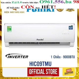 <New Điều hòa Funiki 9000BTU 1 chiều inverter HIC09TMU