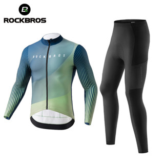 Rockbros Mùa Đông Đi Xe Đạp Quần Áo Nam Nữ Lông Cừu Nhiệt Ấm Xe Đạp Đi Xe Đạp Jersey Chống Gió Phù Hợp Thoải Mái MTB Xe Đạp Đường Bộ Áo Khoác Xe Đạp Top