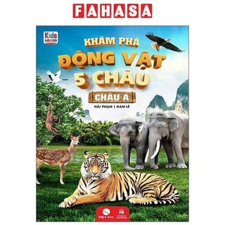Sách khám phá động vật 5 châu - châu á