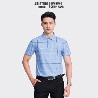 Áo polo cổ ngắn tay aristino business màu xanh biển 1ps018s3