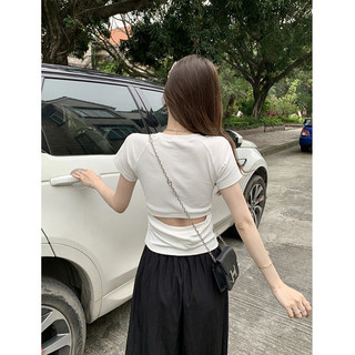 Áo thun nữ hở lưng Hottie